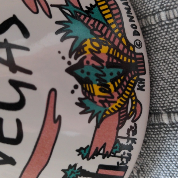 Vintage Las Vegas Mug MIRAGE No Spill DONMAR 93 travel Plaza MGM Flamingo Luxor - Picture 12 of 12